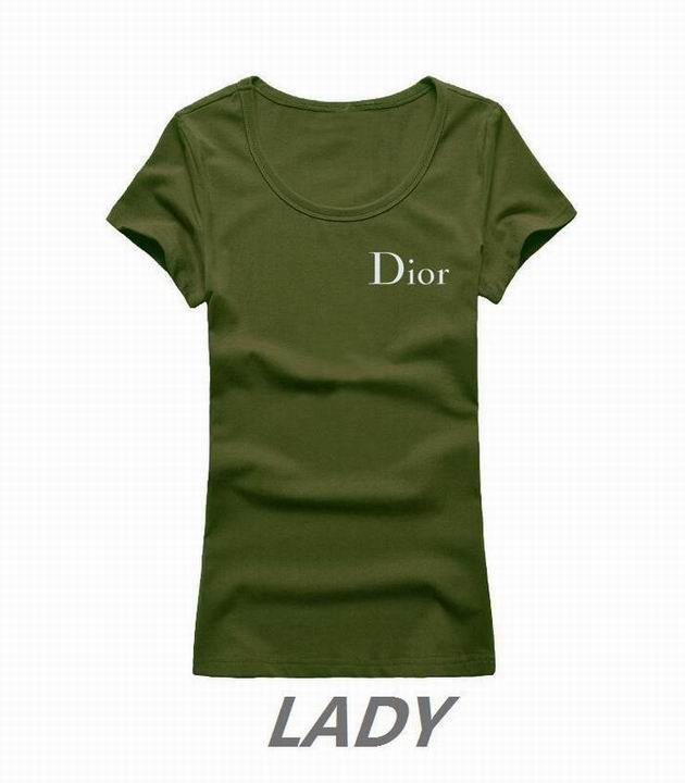 Dior short round collar T woman S-XL-015